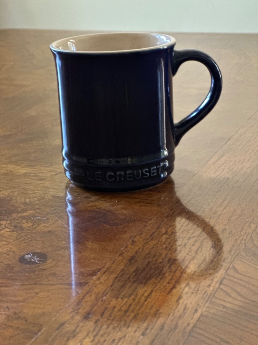 Vintage Le Creuset Indigo Mug, 12 oz Rare Retired Colorway